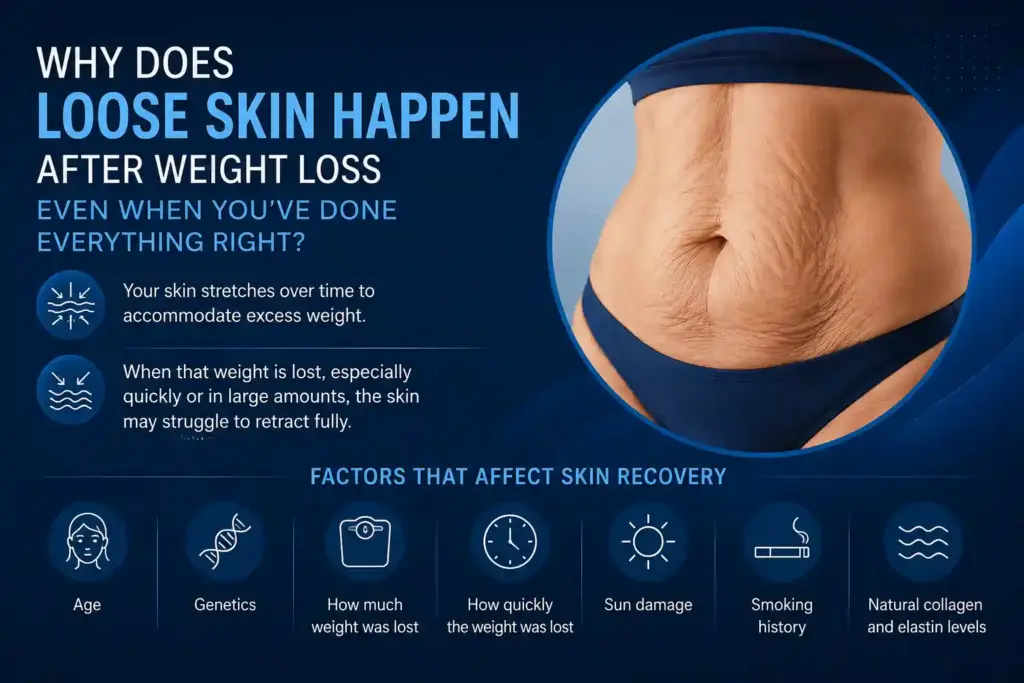 Why Does Loose Skin Happen After Weight Loss Even When You’ve Done Everything Right Oakham?