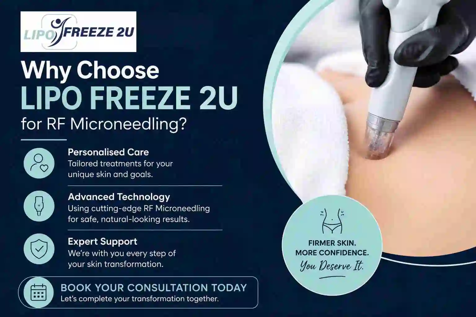 Why Choose LIPO FREEZE 2U for RF Microneedling Oakham?